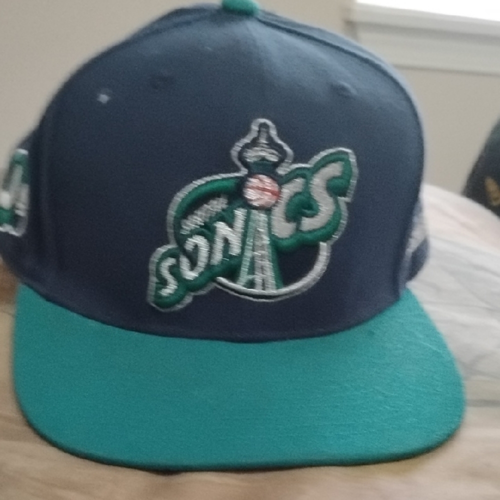 Mitchell And Ness Sonics Hat Fitted 7 1/4